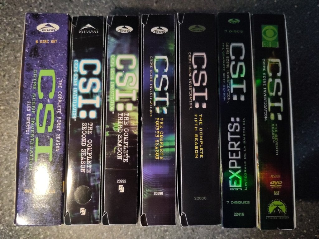 DVD CSI (LAS VEGAS) BOXSETS SEASON 1-7 (IMPORT REGIO 1), Vanaf 12 jaar, Ophalen of Verzenden, Gebruikt, Actie en Avontuur