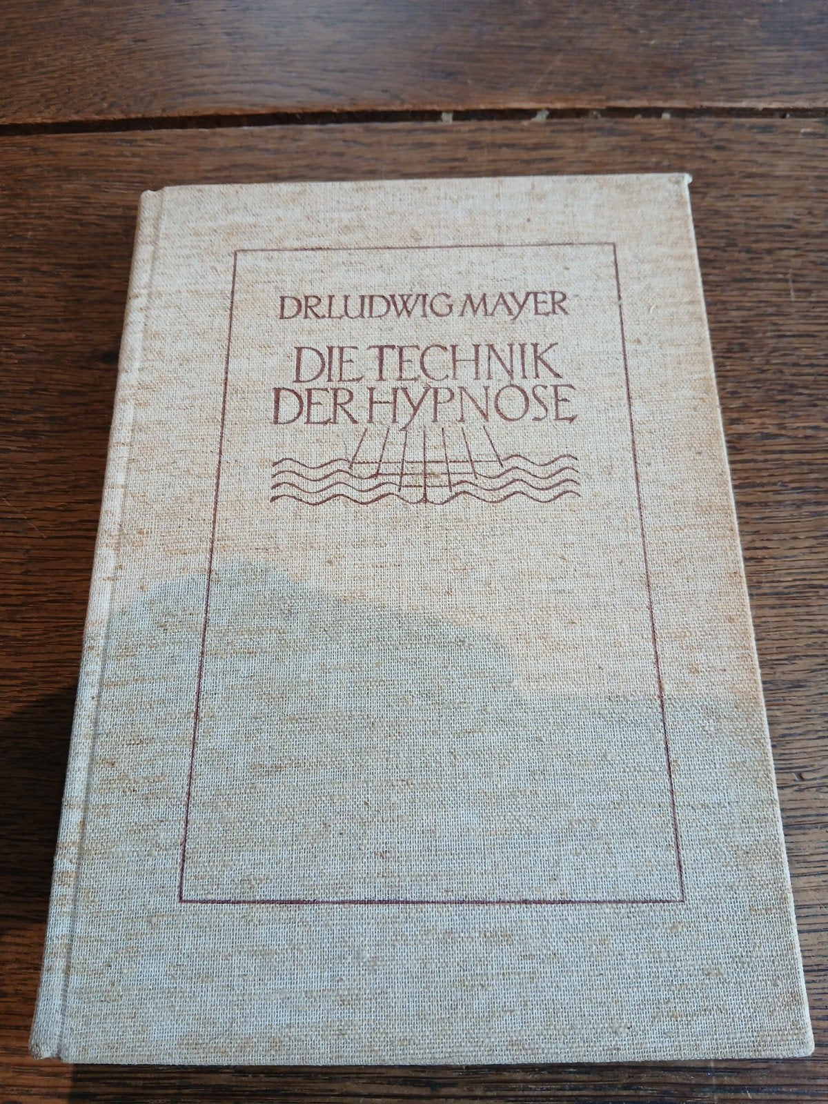 DIE TECHNIK DER HYPNOSE. STUDIEBOEK(1952)., Antiek en Kunst, Ophalen of Verzenden, DR LUDWIG MAYER