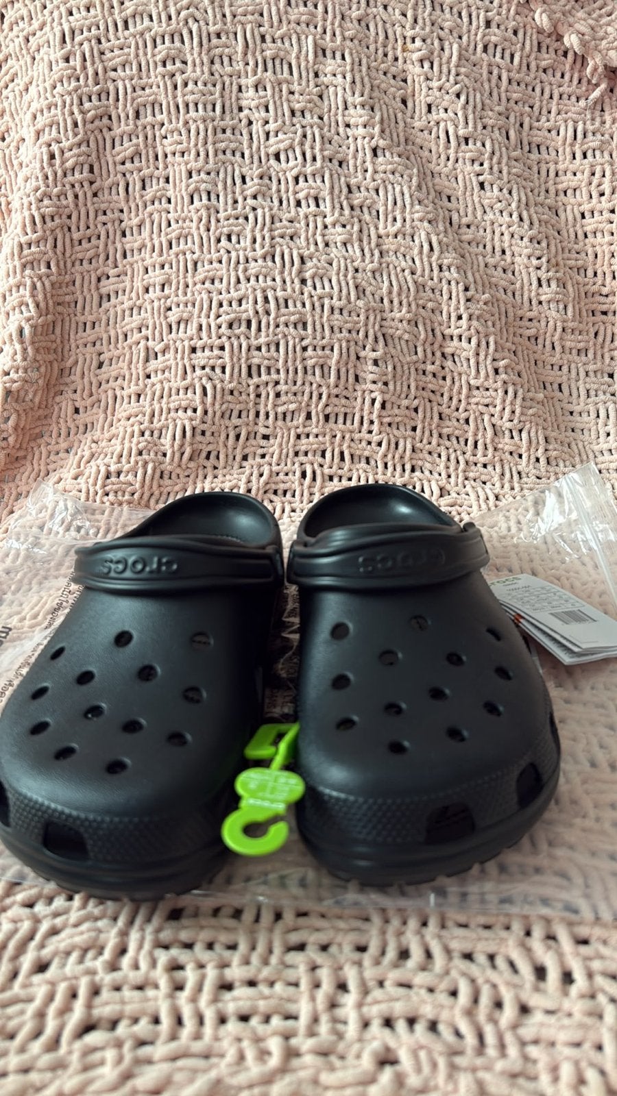 Zwarte Crocs Maat 45-46 - Comfortabele Klompen, Verzenden, Nieuw, Zwart, Slippers
