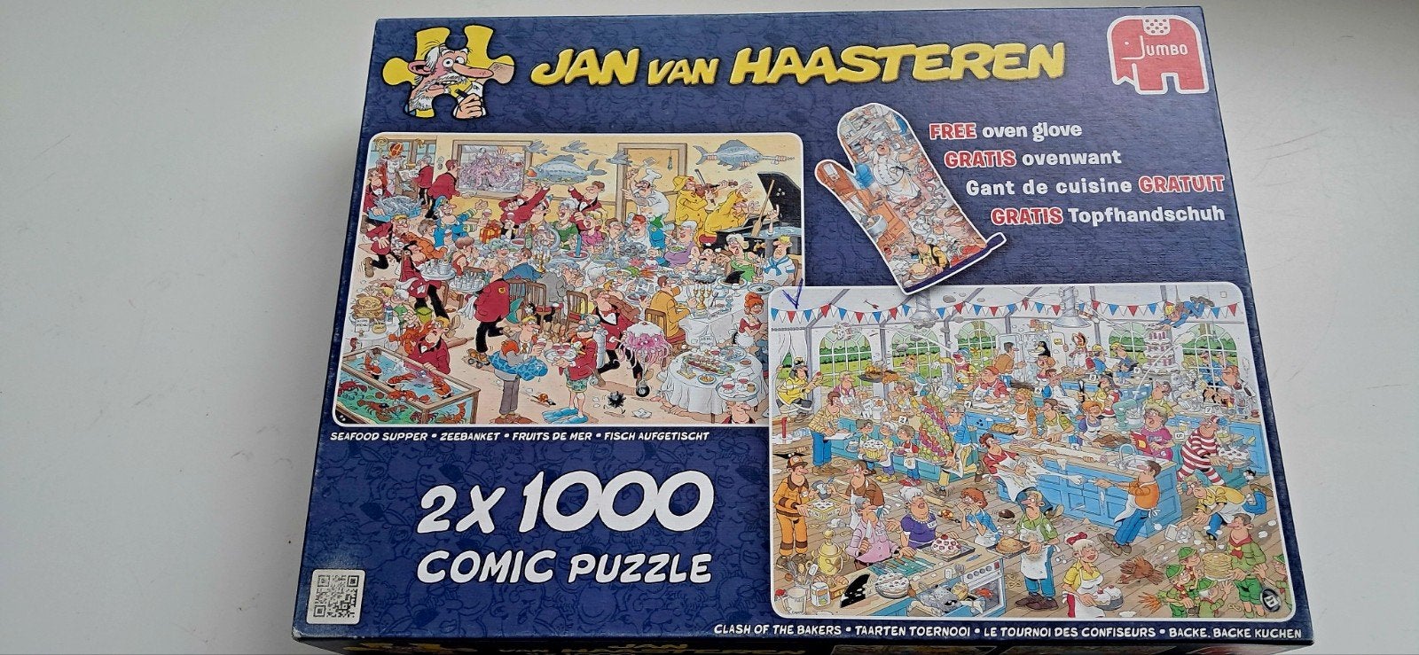 jan van haasteren puzzel, Ophalen, 500 t/m 1500 stukjes, Zo goed als nieuw