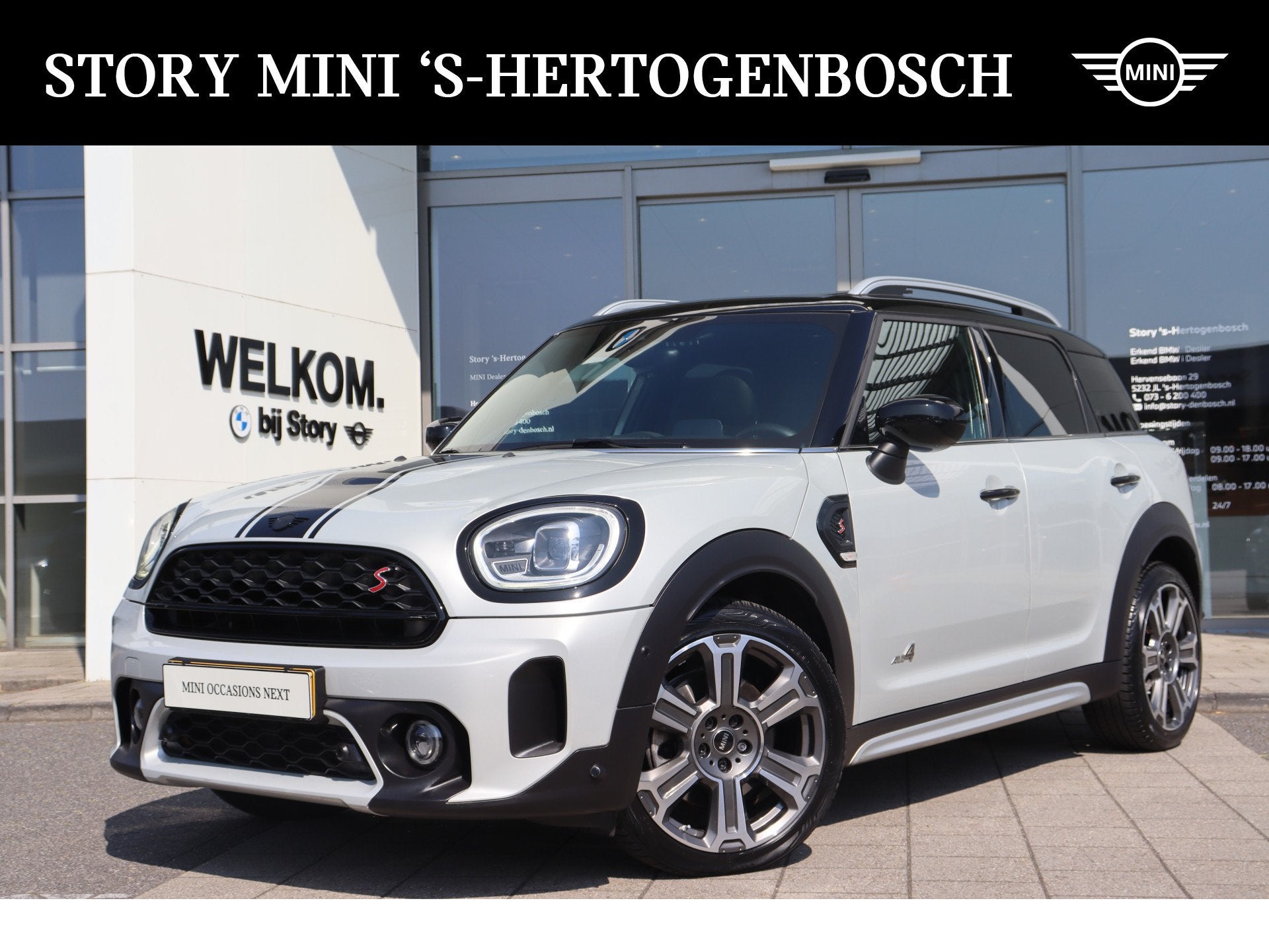 MINI Countryman Cooper S ALL4 Automaat / Panoramadak / Achte, Auto's, Mini, 1998 cc, Met garantie (alle), 179 pk, Wit