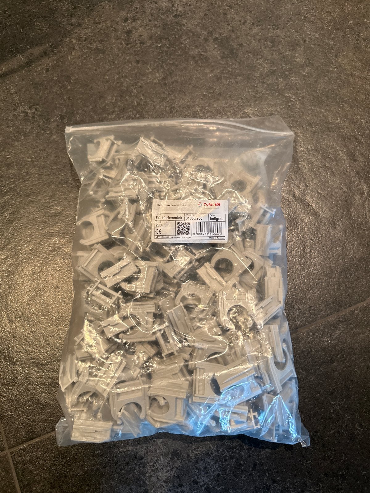 Schnabl EC 19 Hemmink kabelclips - 200 stuks, Ophalen of Verzenden, Nieuw, Overige merken, Overige typen