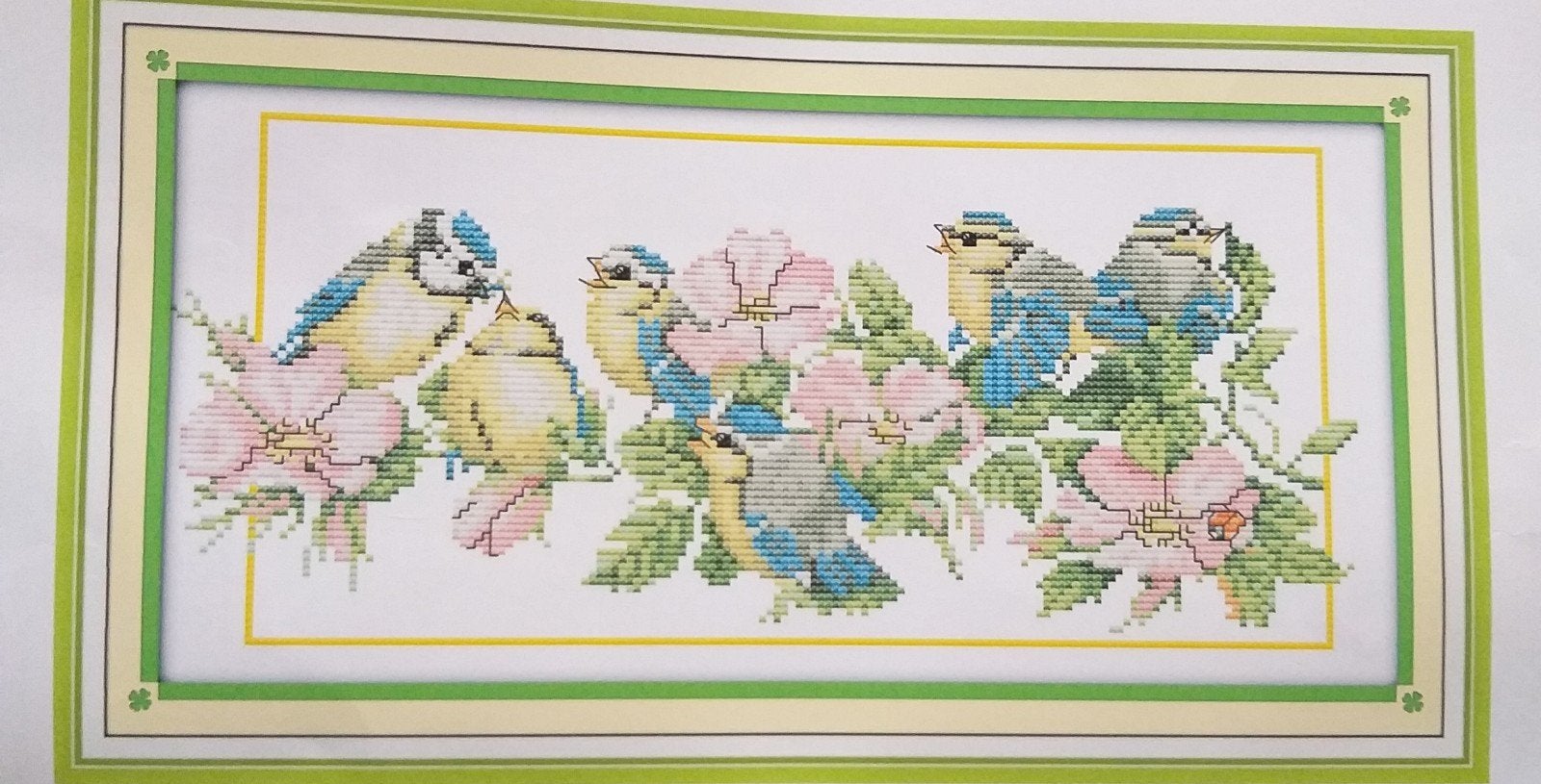 Borduurpakket  pimpelmezen, Verzenden, Nieuw, Handborduren, Borduurpakket