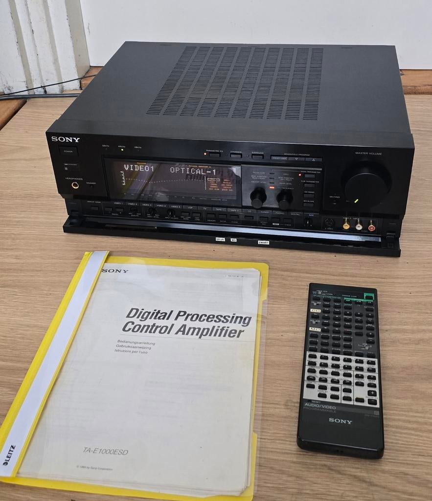 Sony TA-E1000ESD Digital Processing Control Amplifier, Overige systemen, Ophalen of Verzenden, Zo goed als nieuw, Sony