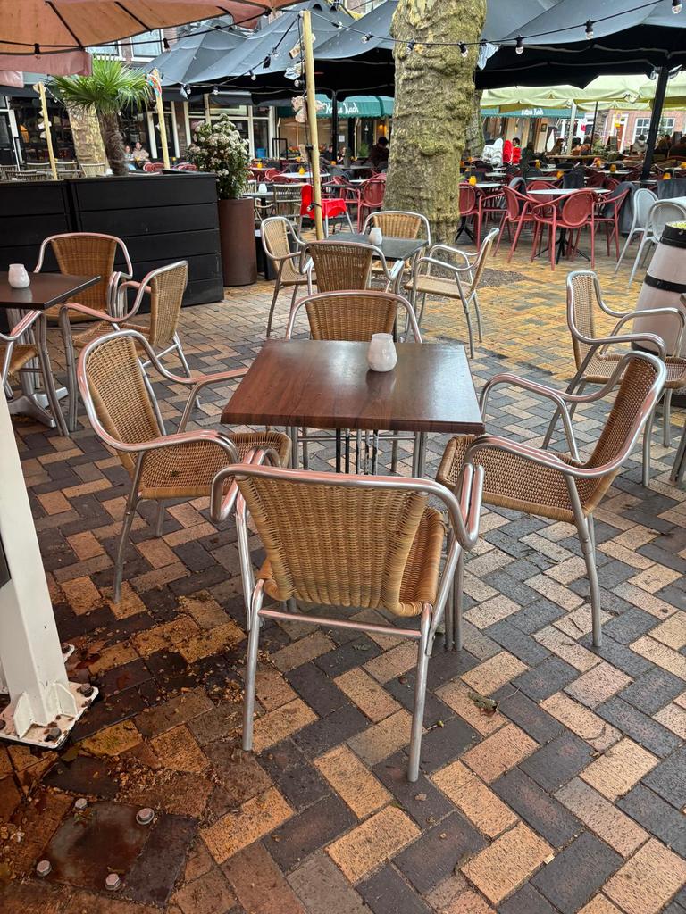 Complete Horeca Terras Set – 22 Tafels + 65 Stoelen, Ophalen