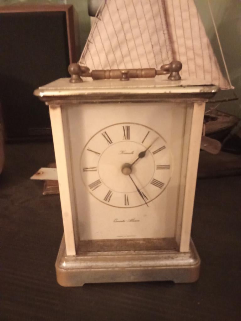 Vintage Kienzle Quartz Alarm Tafelklok, Ophalen of Verzenden