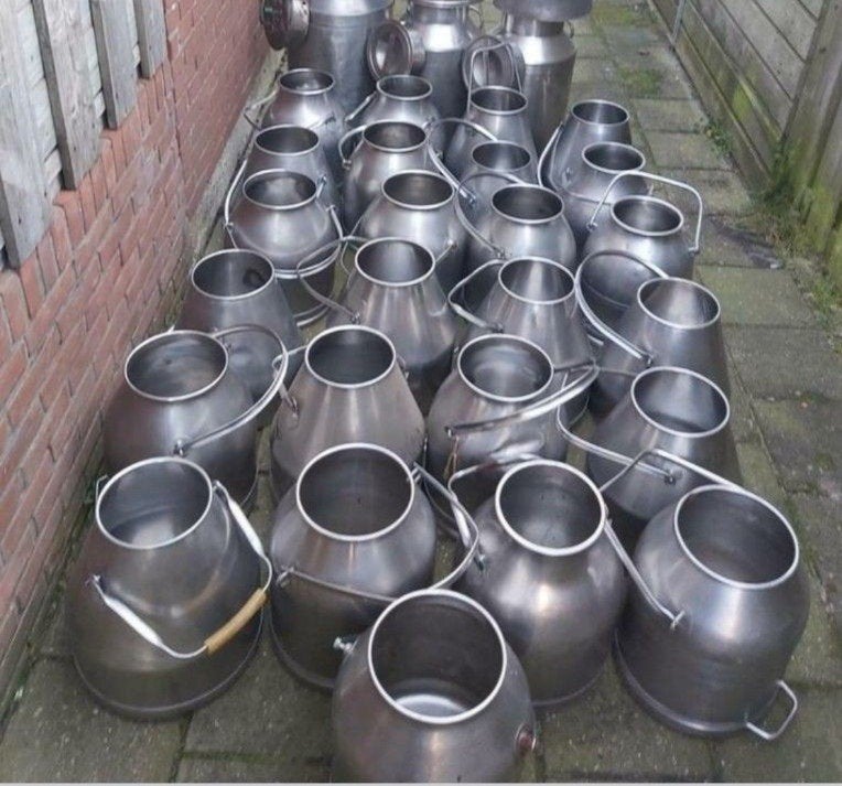 Gave rvs melkketel/melkketels in zeer goede staat, Ophalen of Verzenden