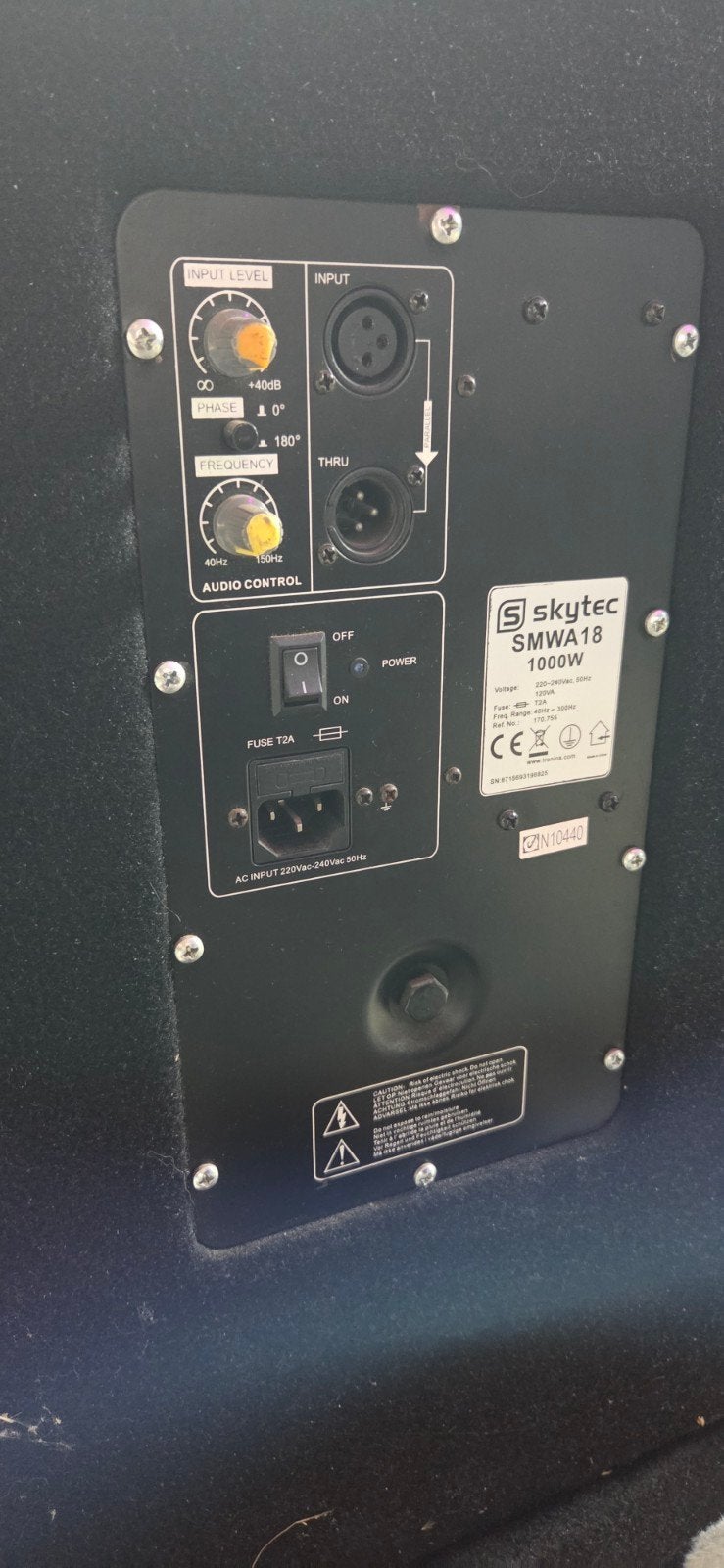 skytec SMWA 18 1000 watt, Muziek en Instrumenten, Ophalen, Gebruikt, 500 tot 1000 watt