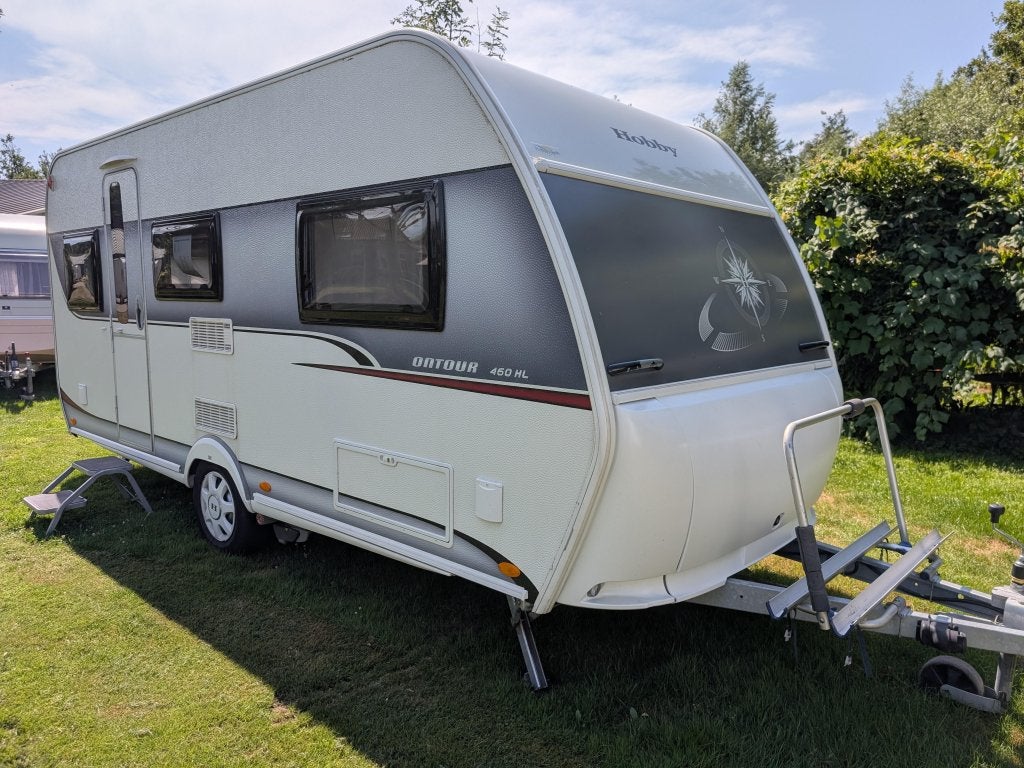 HOBBY 460 ENKELE BEDDEN MOVER VT+LUIFEL, Kachel, Standaardzit, Hobby, Bedrijf