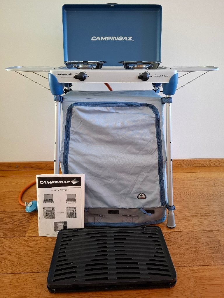 Campingaz camping kitchen 2 pits met grill, Ophalen, Gebruikt
