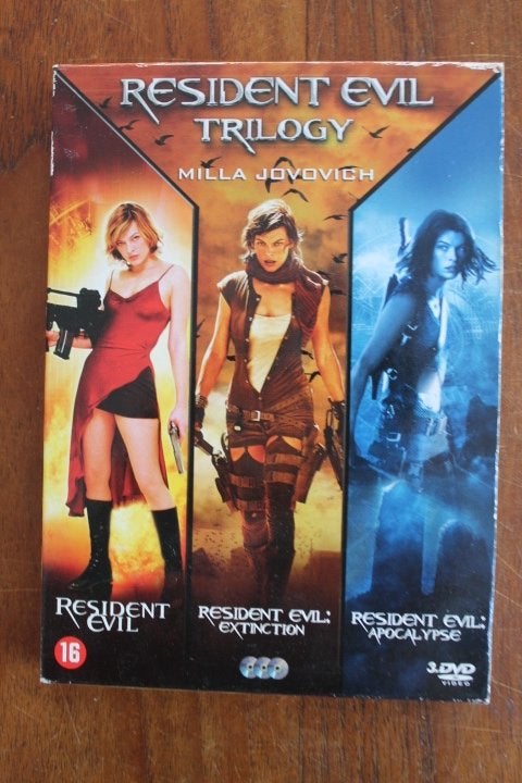 Resident Evil - Milla Jojovich 3 films 3-disc DVD, Vanaf 16 jaar, Nederlands, Ophalen of Verzenden, Science Fiction