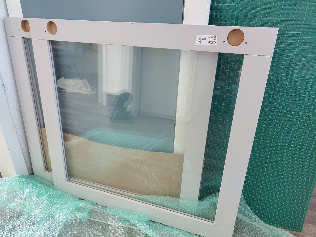 sindvik vitrine deuren voor ikea besta kast, Huis en Inrichting, Kasten | Vitrinekasten, Ophalen, 50 tot 100 cm, Minder dan 100 cm