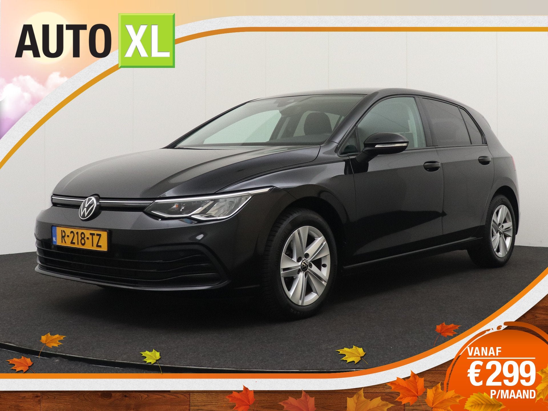 Volkswagen Golf 111 PK Aut. Business Carplay Adapt.Cruise Pa, Dealer onderhouden, Stof, Gebruikt, Zwart