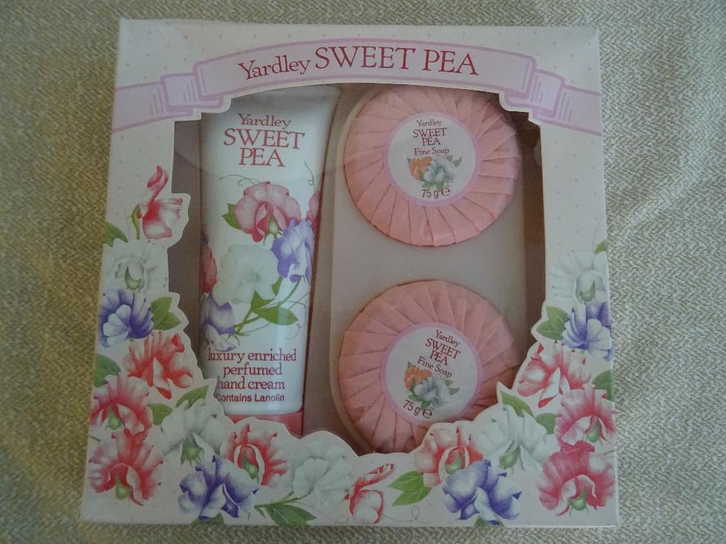 Yardley zeep Yardley Sweet Pea giftset, Ophalen of Verzenden, Nieuw, Bad & Douche