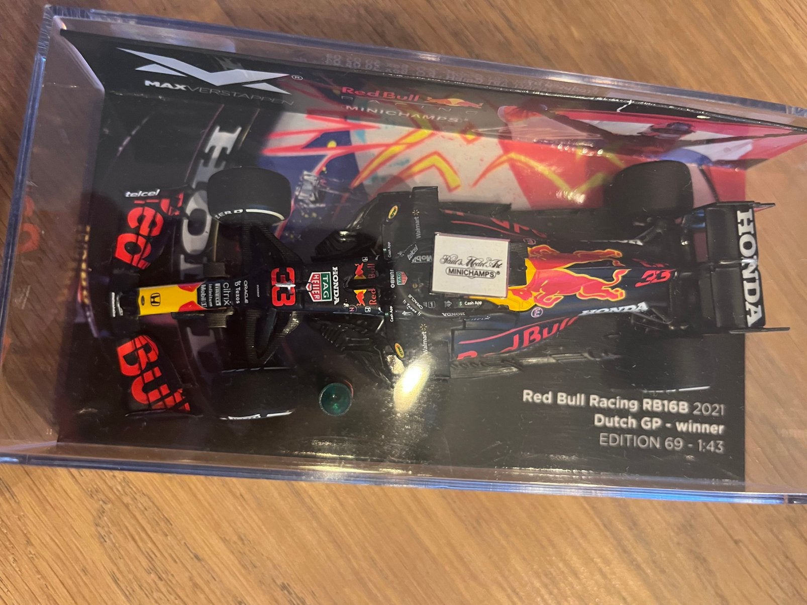 Minichamps Max Verstappen. Dutch GP 2021, Ophalen of Verzenden, Zo goed als nieuw, Auto, MiniChamps