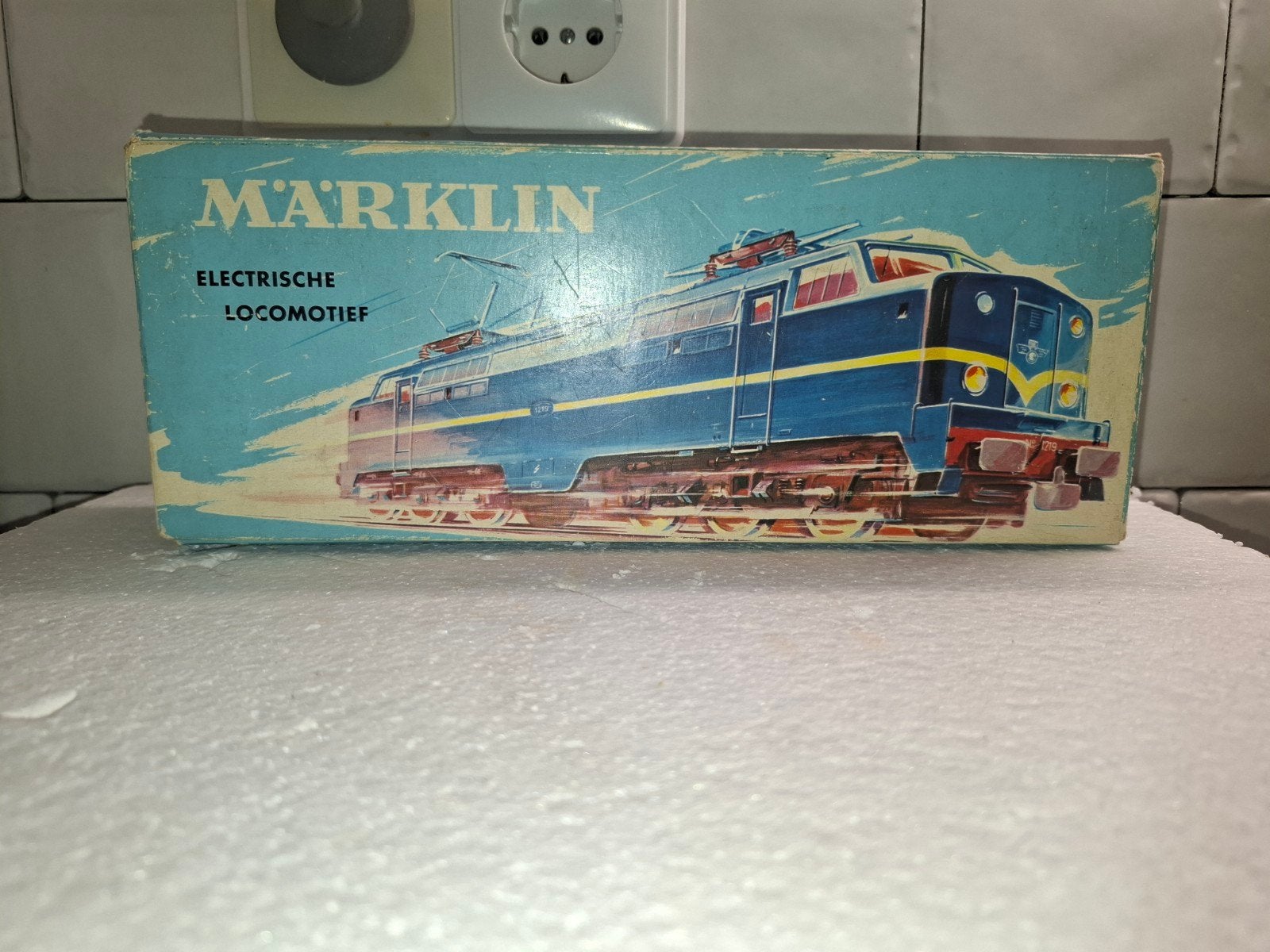 marklin lege lok doos 3051 ns 1200, Wisselstroom, Gebruikt, Locomotief, Analoog