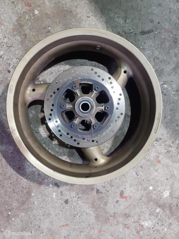 Achterwiel achtervelg 5.5J 180 band Monster 620 695 S4 900, Gebruikt, Ophalen of Verzenden
