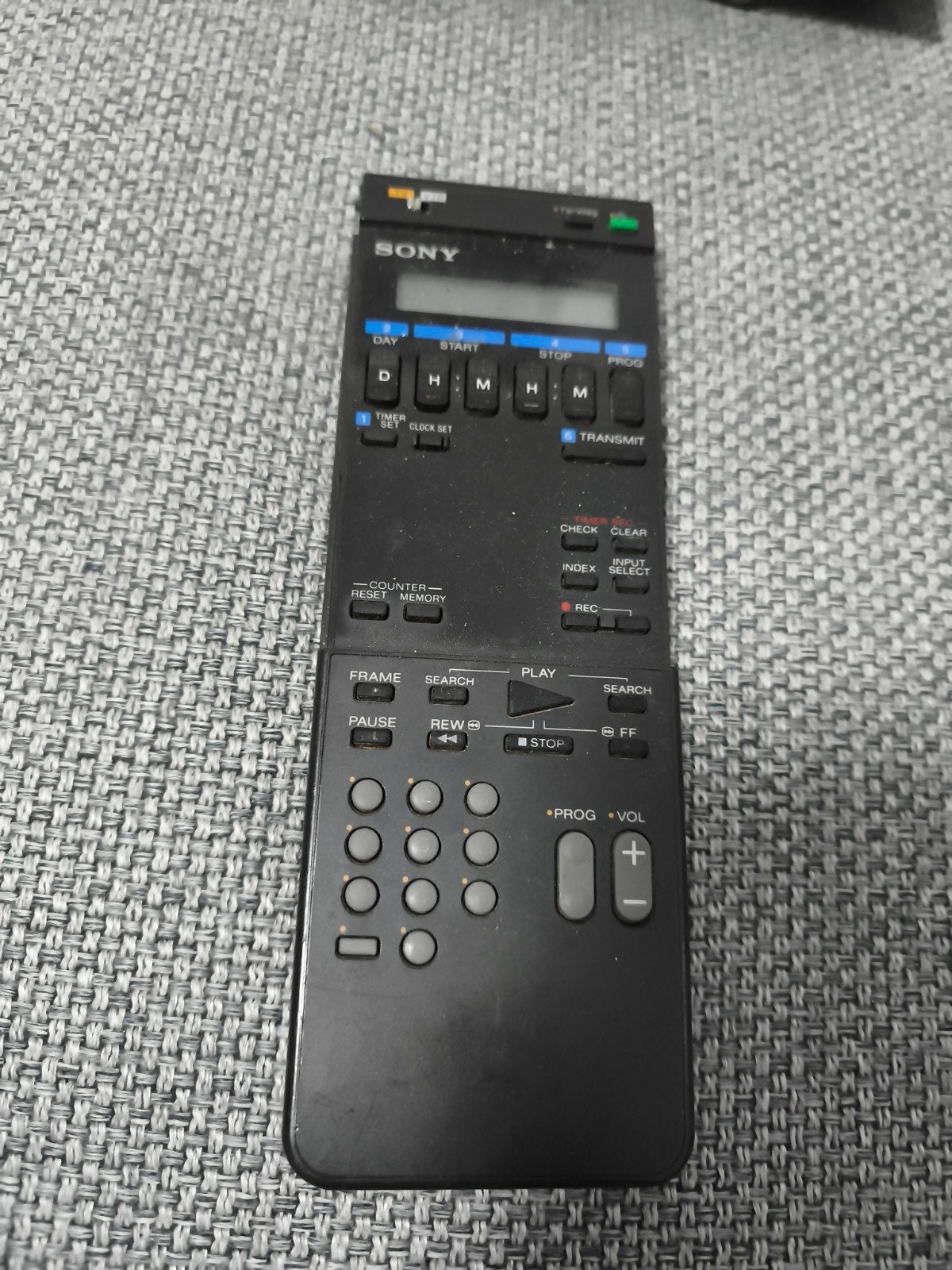 Sony afstandsbediening voor VCR/VHS-speler, Gebruikt, Vhs, Ophalen of Verzenden, Origineel