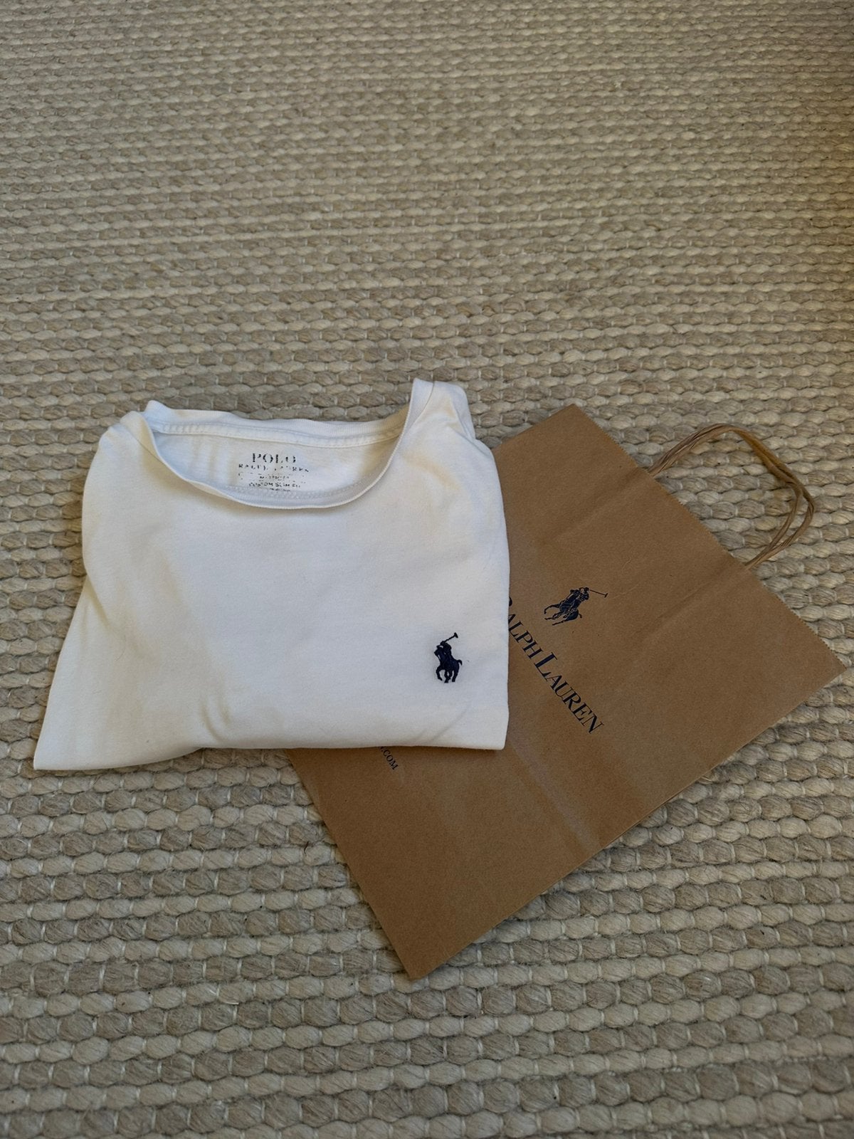 Ralph lauren shirt, Ophalen, Gedragen, Maat 48/50 (M), Wit