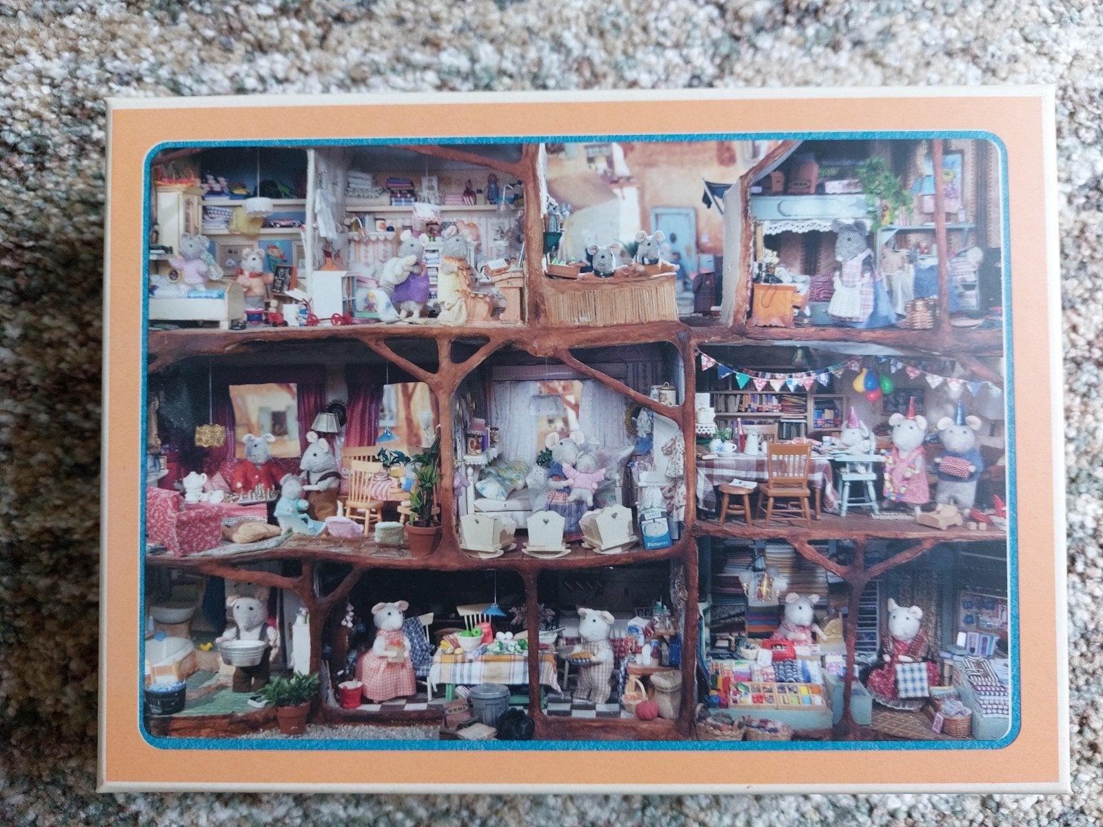 Puzzel met muisjes / 1000 stukjes, Ophalen of Verzenden, 500 t/m 1500 stukjes, Zo goed als nieuw, Legpuzzel