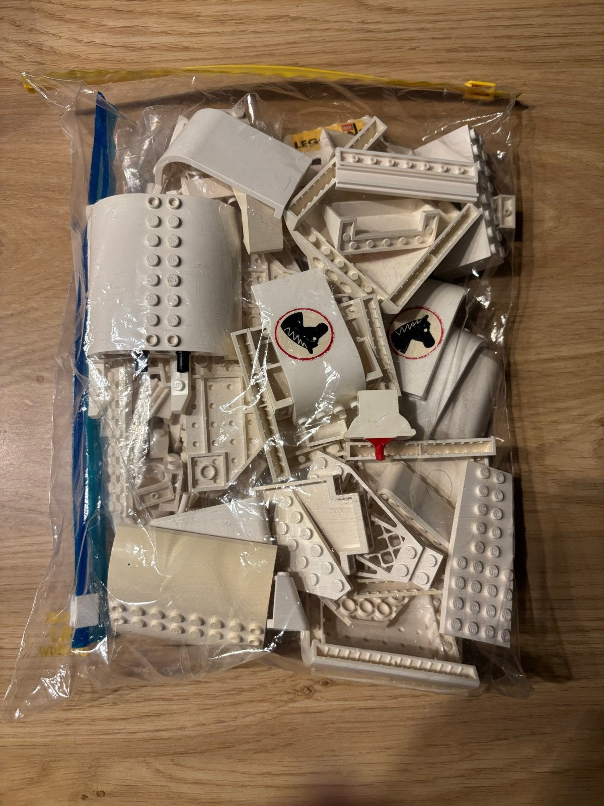 Grote partij witte Lego stenen en onderdelen, Ophalen of Verzenden, Gebruikt, Losse stenen, Lego