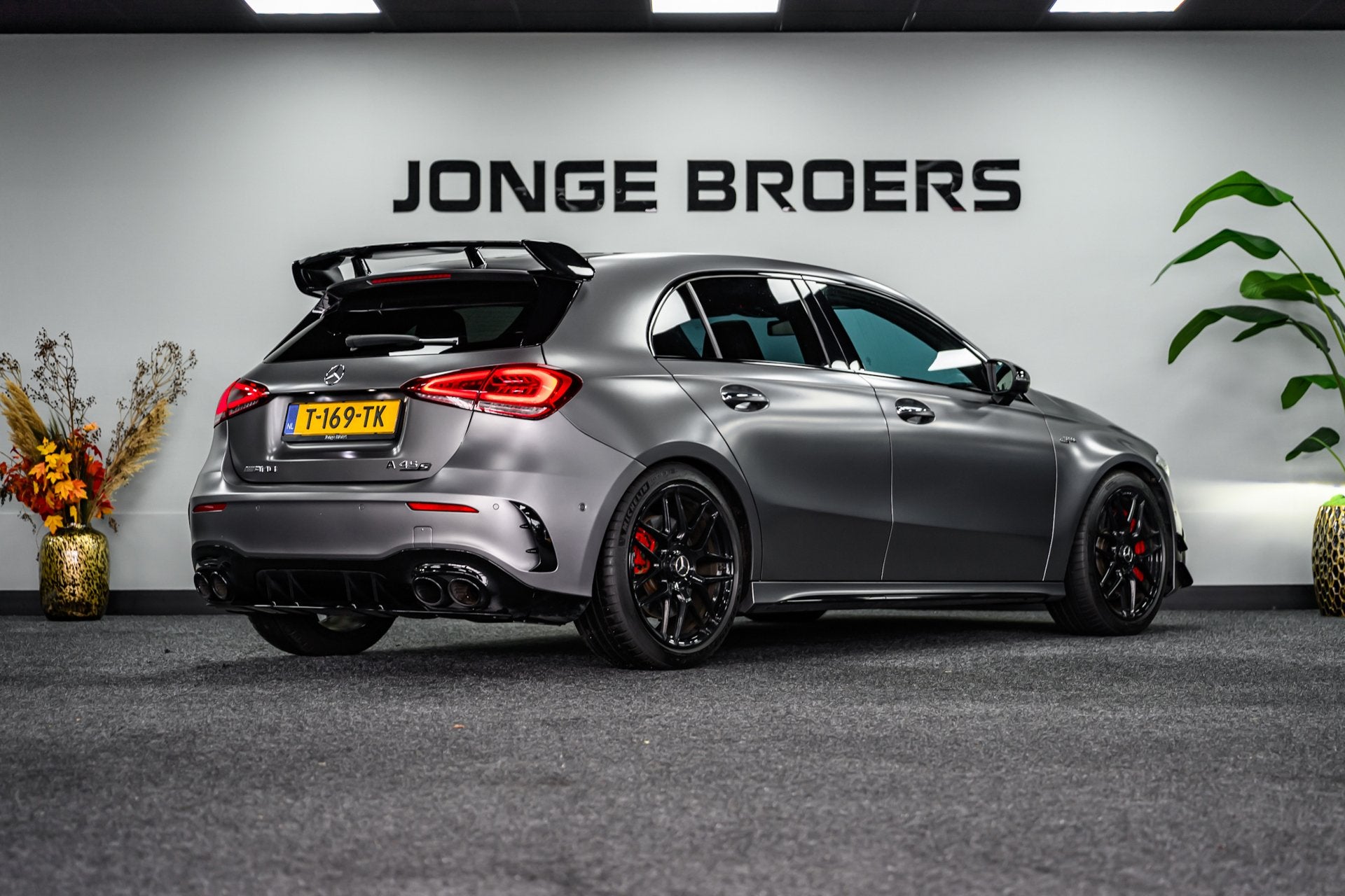 Mercedes-Benz A-klasse AMG 45 S 4MATIC+ Edition 1 Pano/Schaa, Auto's, Automaat, Parkeerassistent, Gebruikt, Euro 6