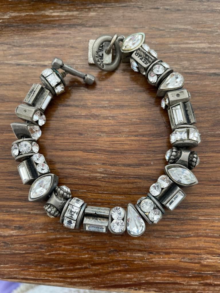Armband Otazu met kristallen, Sieraden, Tassen en Uiterlijk, Armbanden, Met kristal, Overige materialen, Ophalen of Verzenden