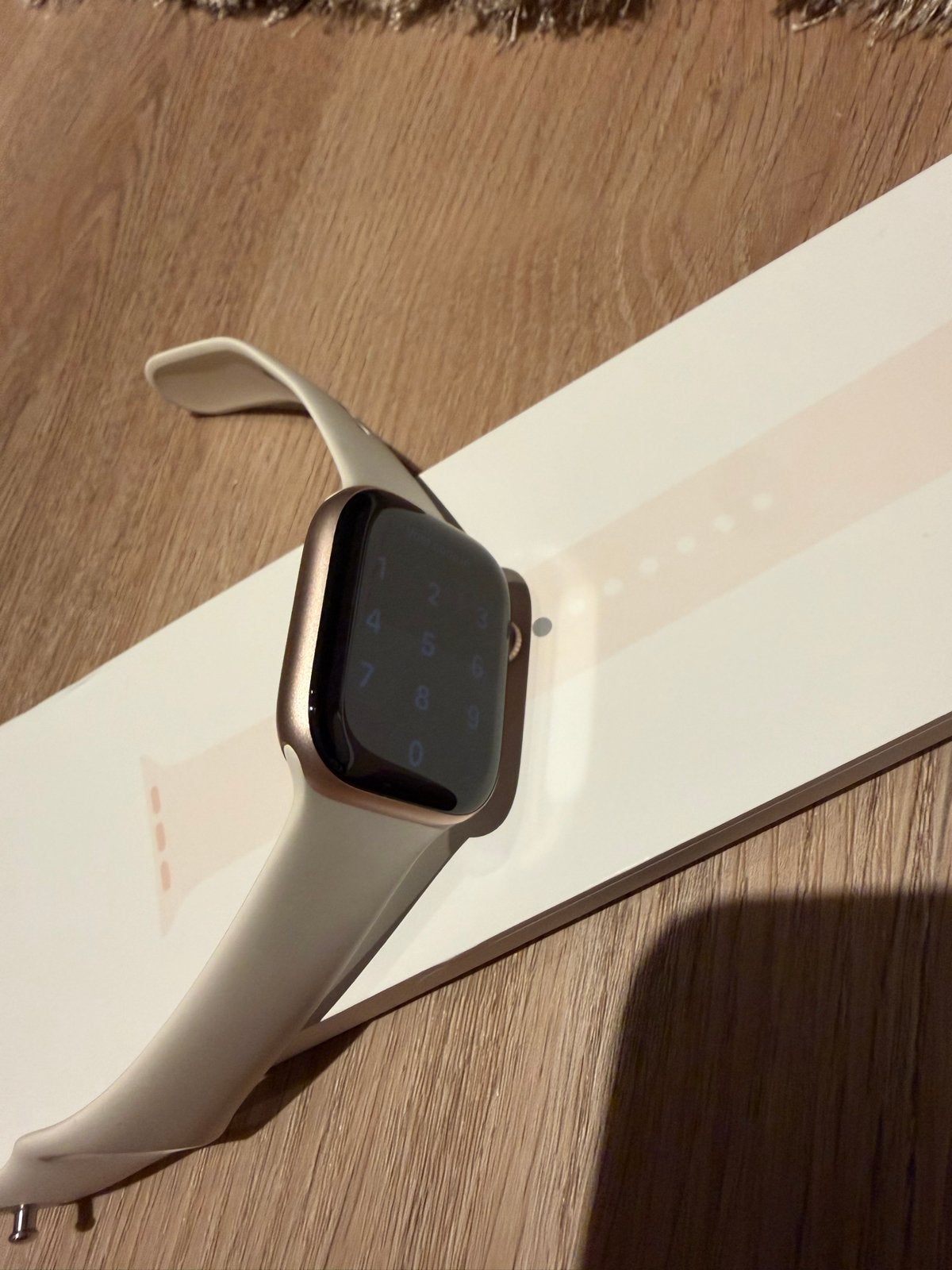 Apple Watch S11 GPS 42mm Roségoud als nieuw, IOS, Ophalen of Verzenden, Zo goed als nieuw, GPS