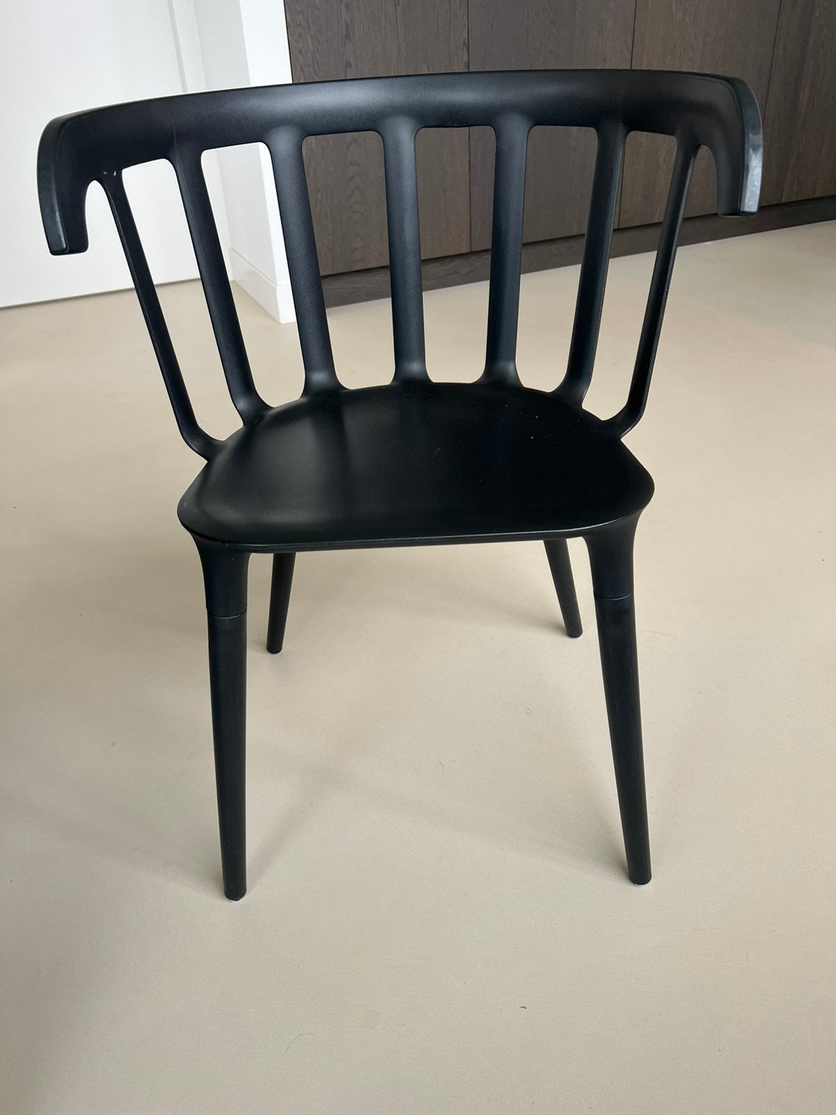 5x IKEA PS stoel zwart setprijs 50 euro, Huis en Inrichting, Ophalen, Kunststof, Gebruikt, Zwart
