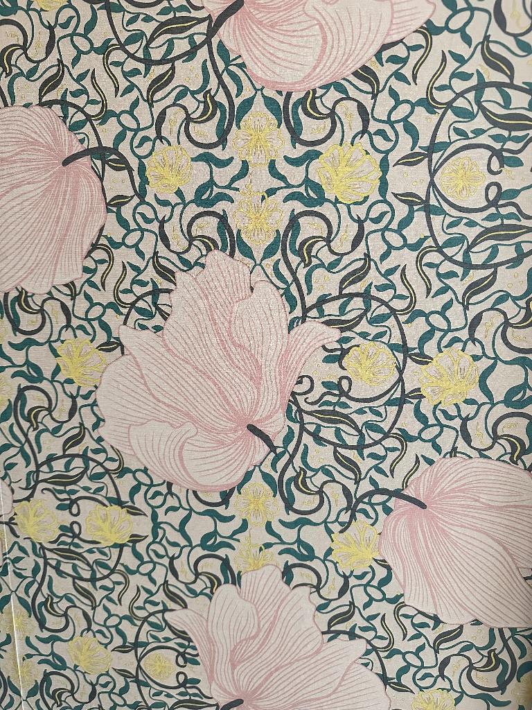 Vliesbehang vayen roze (dessin 113295), Ophalen of Verzenden, Minder dan 10 m², Groen, Bloemen