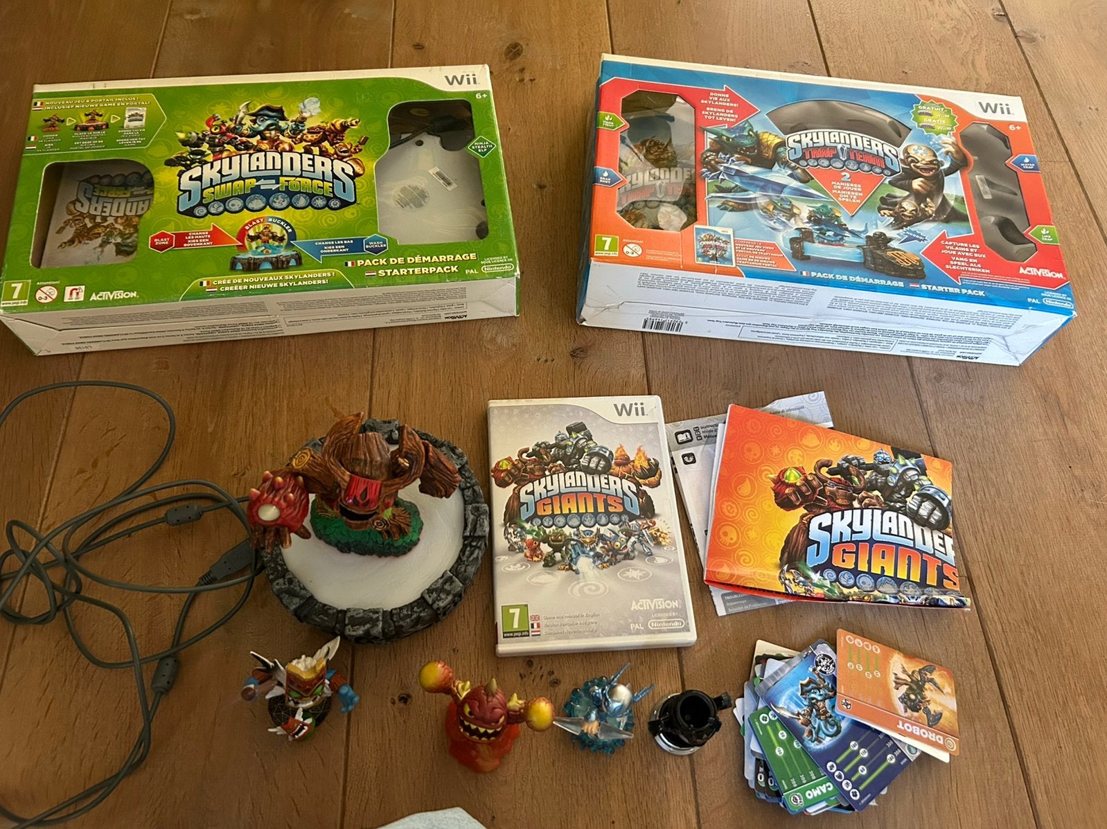 Grote set skylanders starter trap en giants, Avontuur en Actie, Gebruikt, 2 spelers, Ophalen of Verzenden
