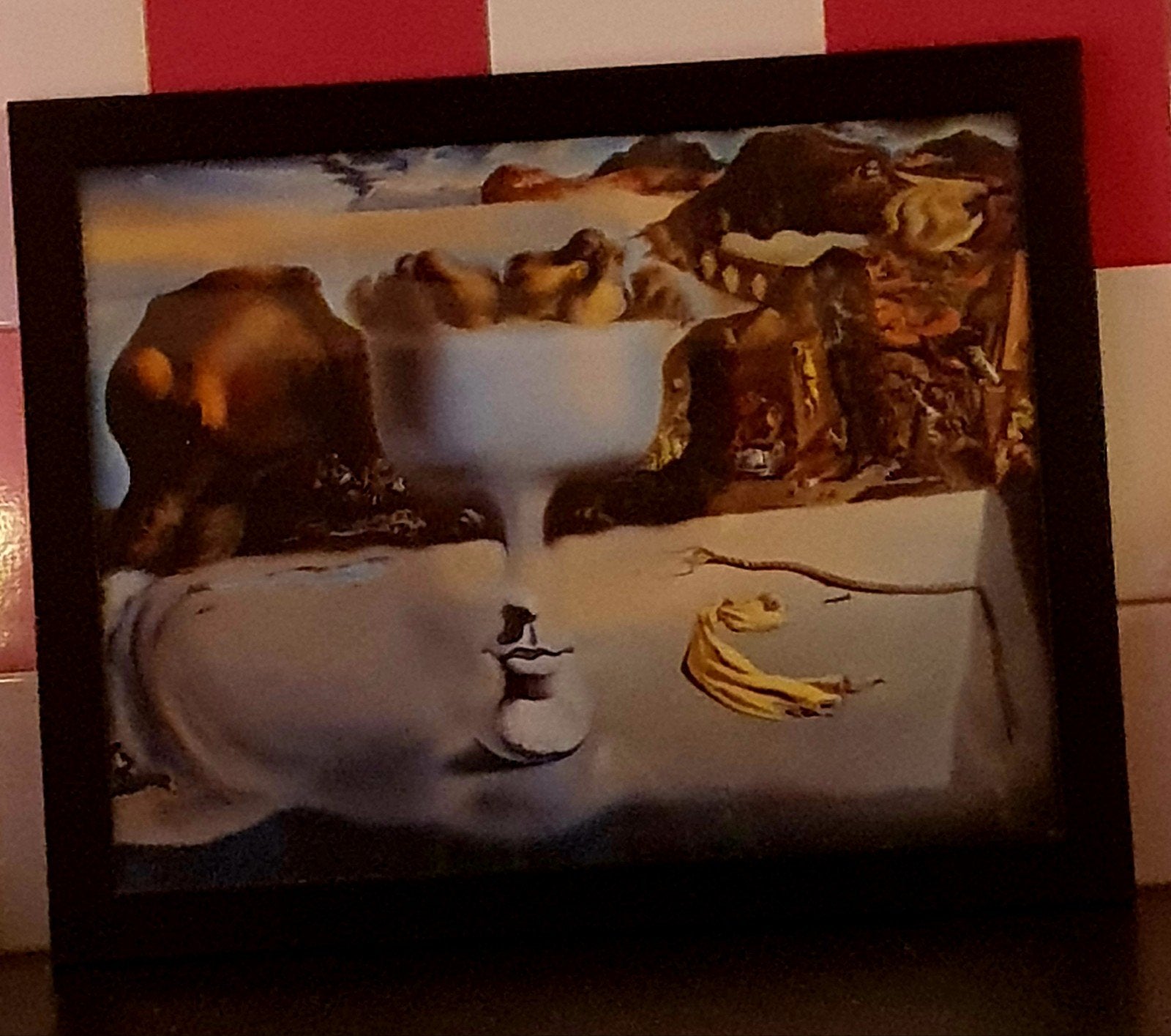 Salvador Dalí reproductie Verschijning van een gezicht, Ophalen