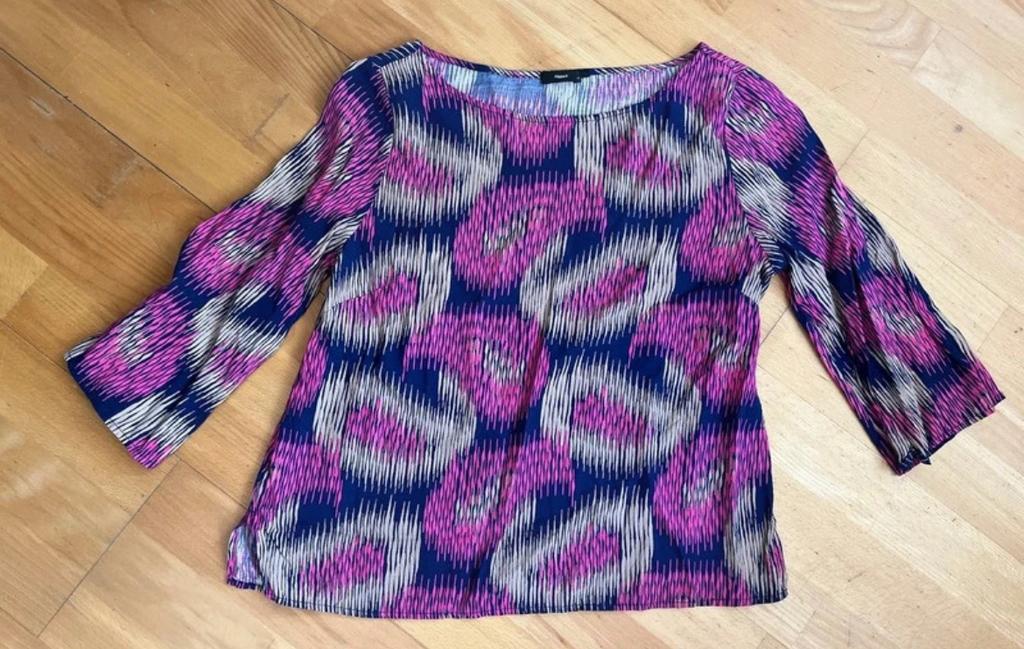 Filippa K blouse met patroon, Ophalen of Verzenden, Gedragen, Maat 34 (XS) of kleiner, Roze