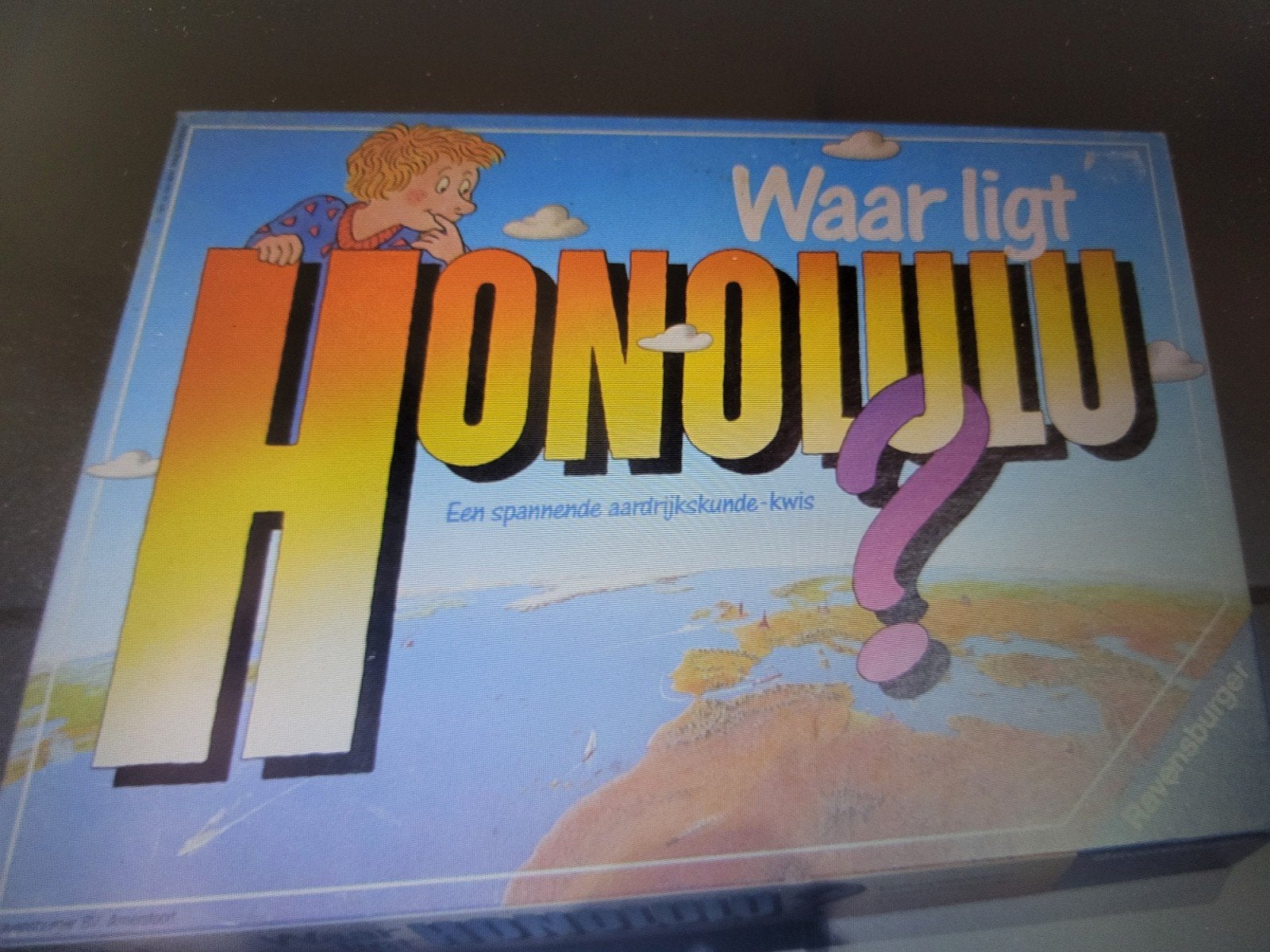 Waar ligt Honolulu? - Spannende aardrijkskunde-kwis, Vijf spelers of meer, Ophalen of Verzenden, Gebruikt, Ravensburger