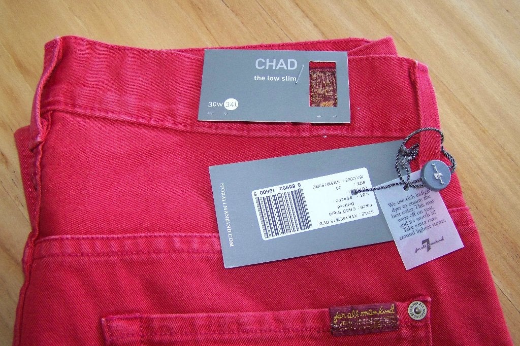 SPIJKERBROEK / jeans merkkleding -- slim fit 30W / 32-34L, Ophalen, 7 For All Mankind, Overige kleuren, Overige jeansmaten
