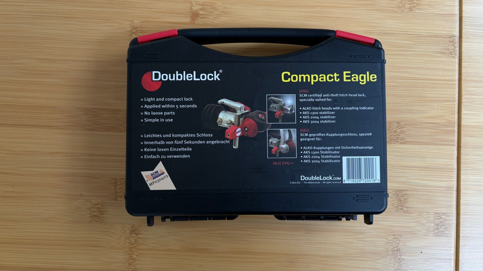 DoubleLock Compact Eagle Disselslot SCM goedgekeurd, Ophalen, Zo goed als nieuw