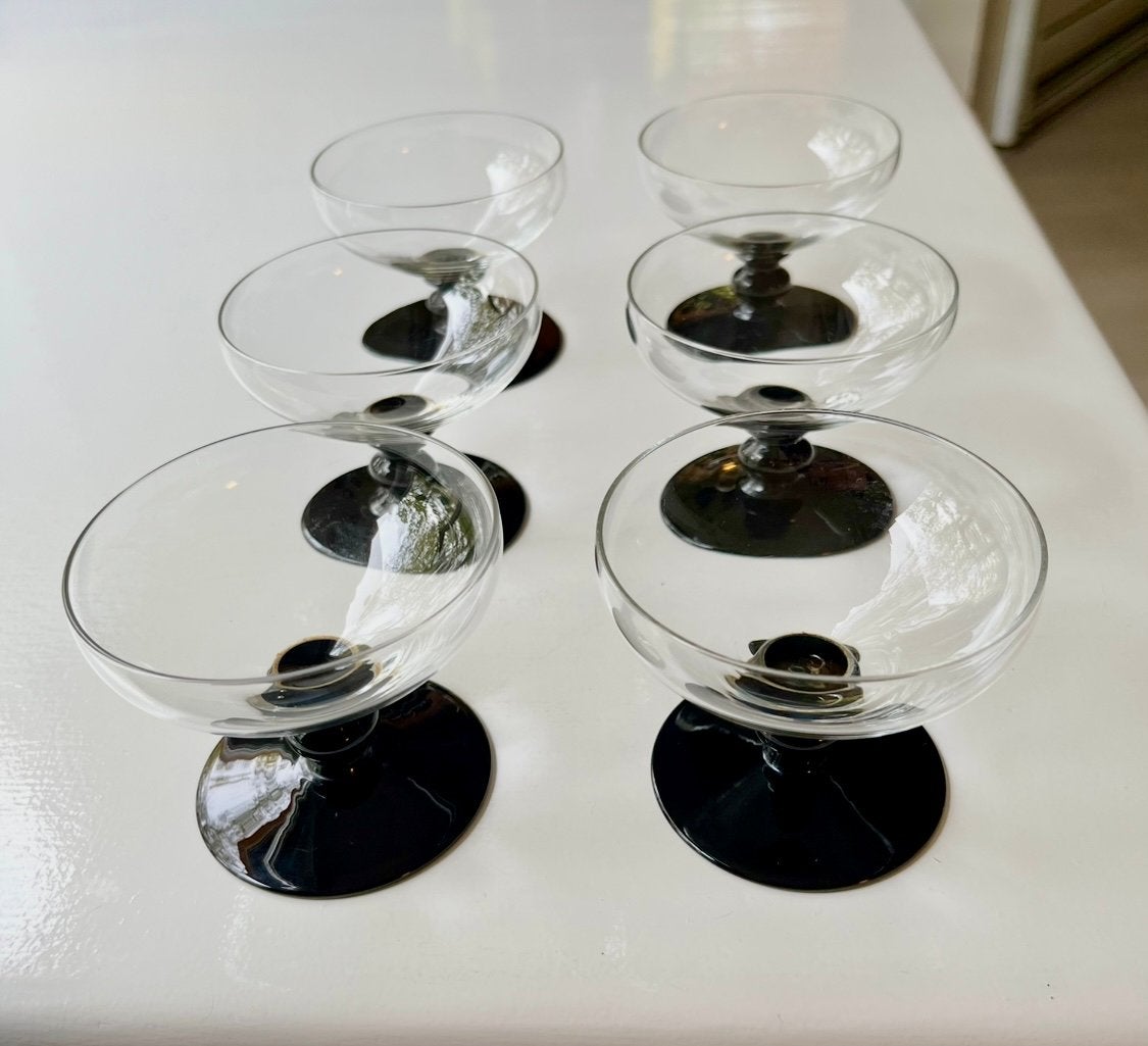 6 Antieke Glazen Ophalen Emmen, Ophalen, Zo goed als nieuw, Glas