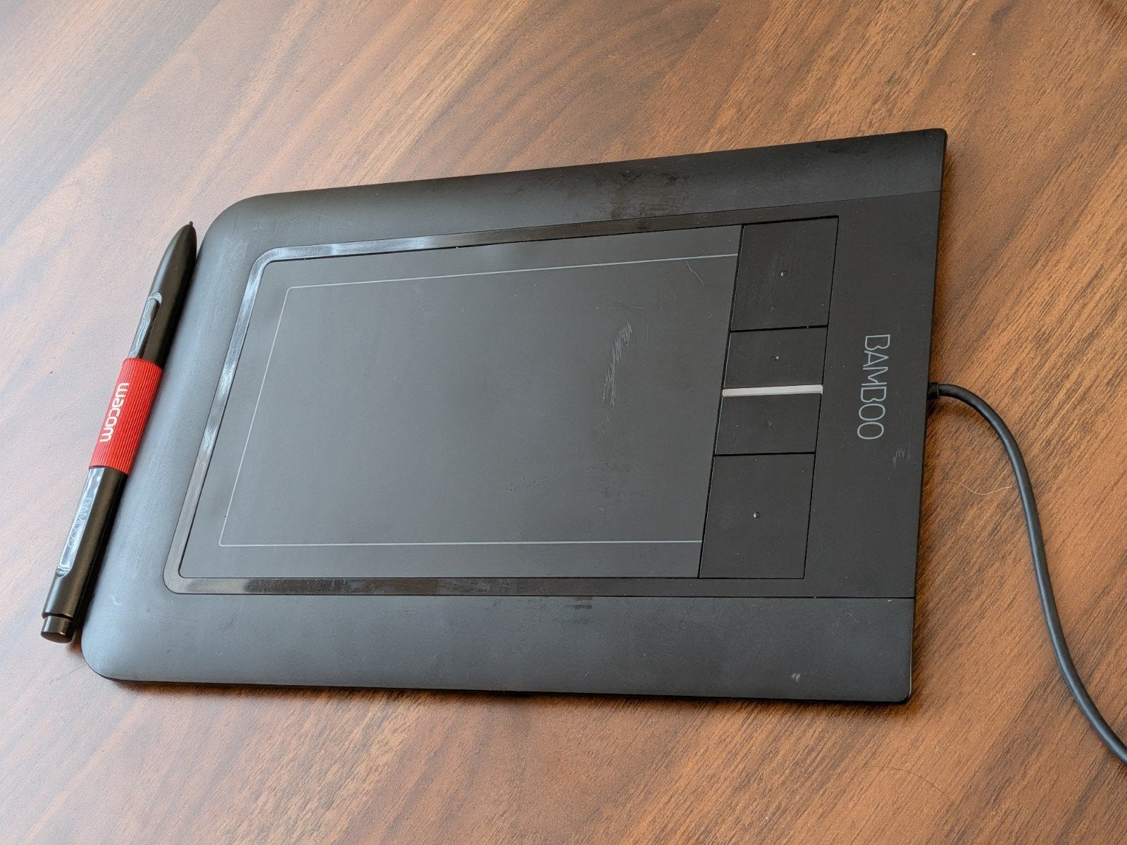 Wacom Bamboo Pen and Touch, Computers en Software, Tekentablets, Gebruikt, Multi-touch, Ophalen of Verzenden, Wacom Bamboo