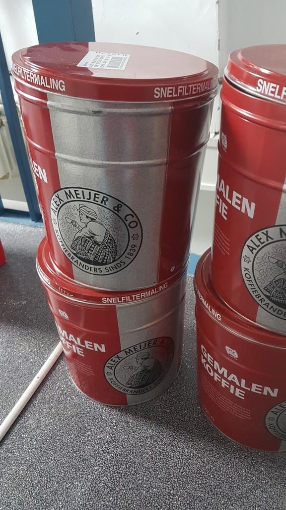 Grote koffie blik, Ophalen, Koffie, Douwe Egberts