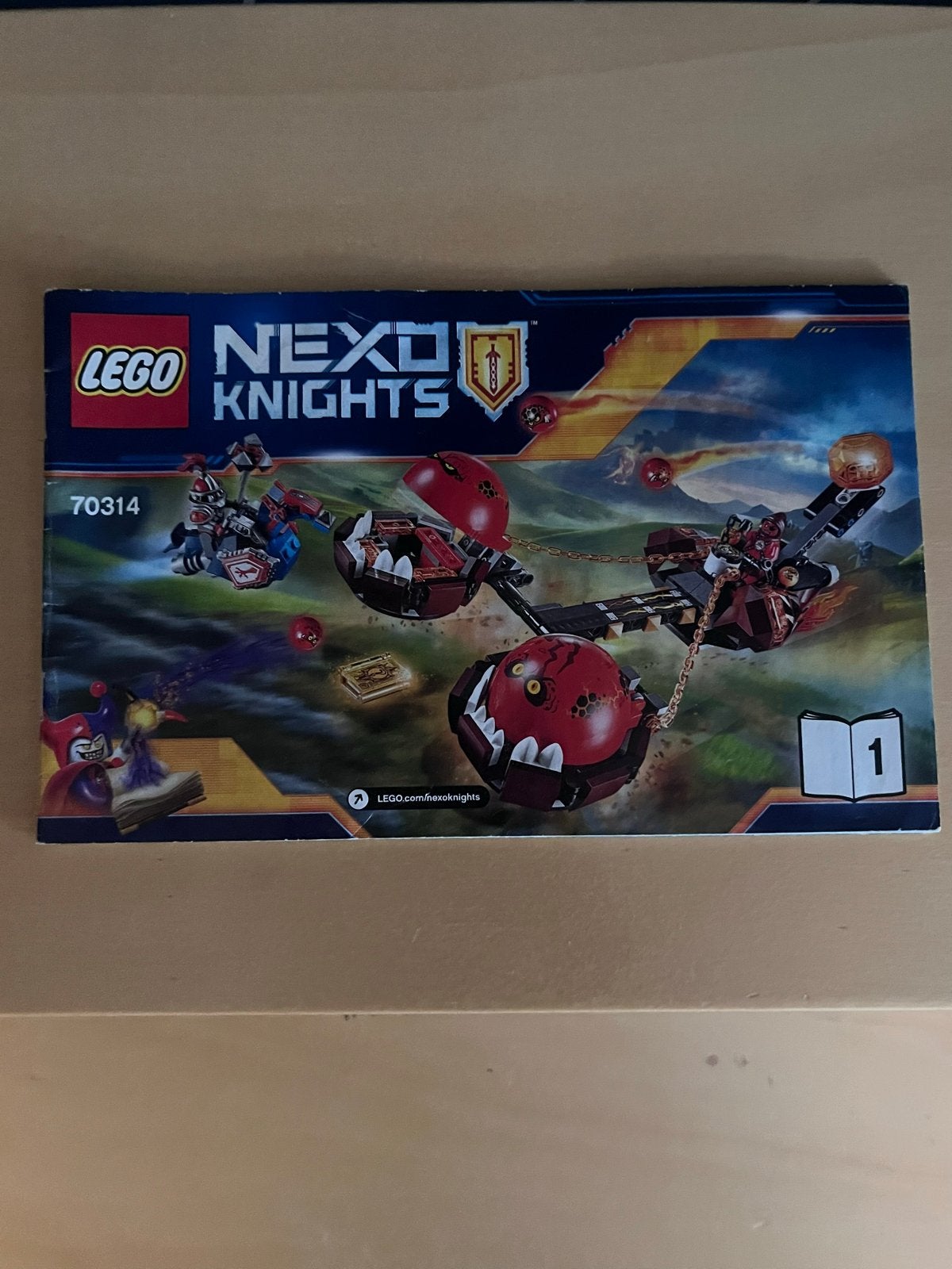 Lego Nexo Knights 70314 met missende stukjes, Kinderen en Baby's, Ophalen of Verzenden, Gebruikt