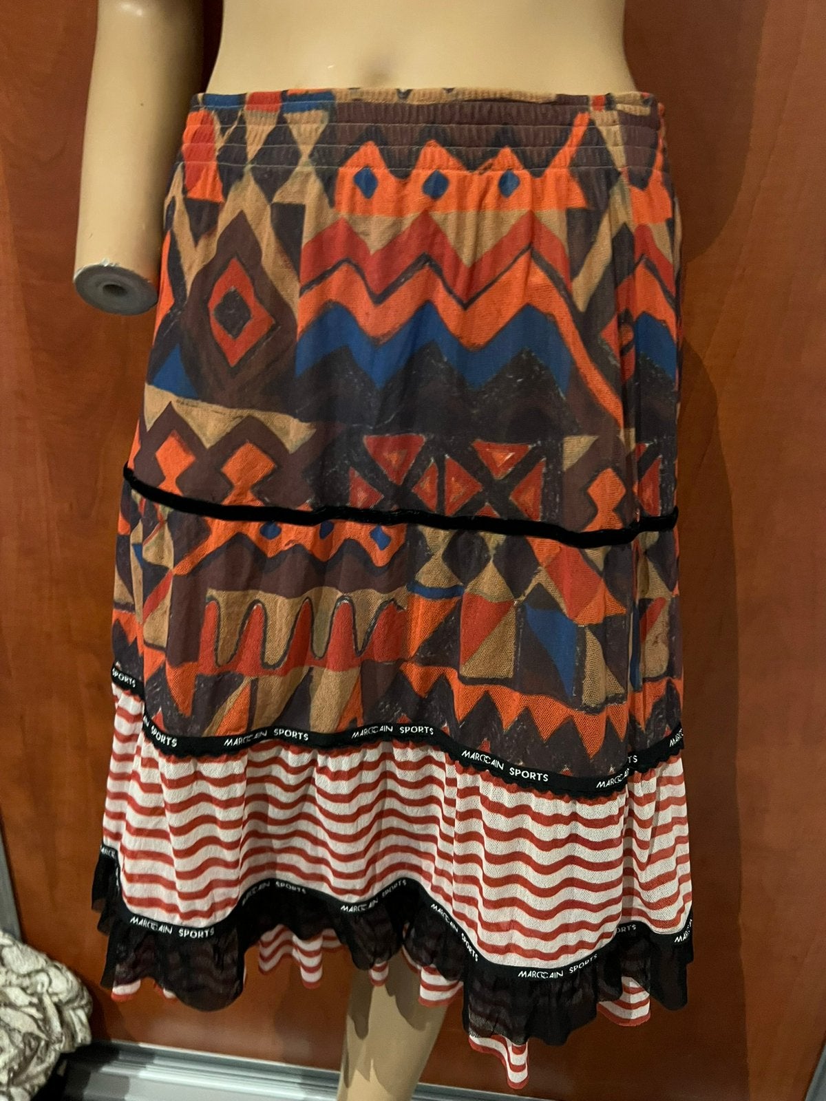 MARCCAIN rok maat 3M origineel ZGAN, Kleding | Dames, Rokken, Maat 38/40 (M), Meerkleurig, G, T