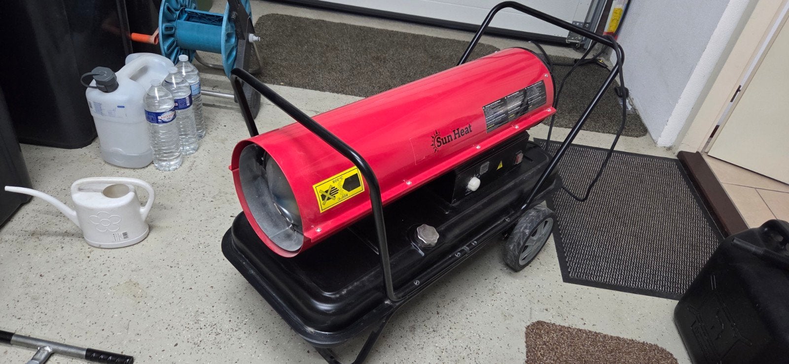 Sun Heat heteluchtkanon - Krachtige heater op wielen, Ophalen