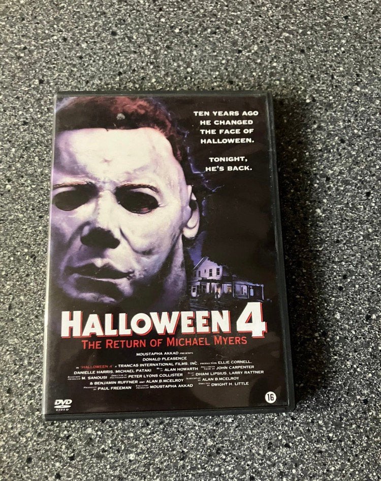 Halloween 4: The Return of Michael Myers (1988), Vanaf 16 jaar, Ophalen of Verzenden, Zo goed als nieuw