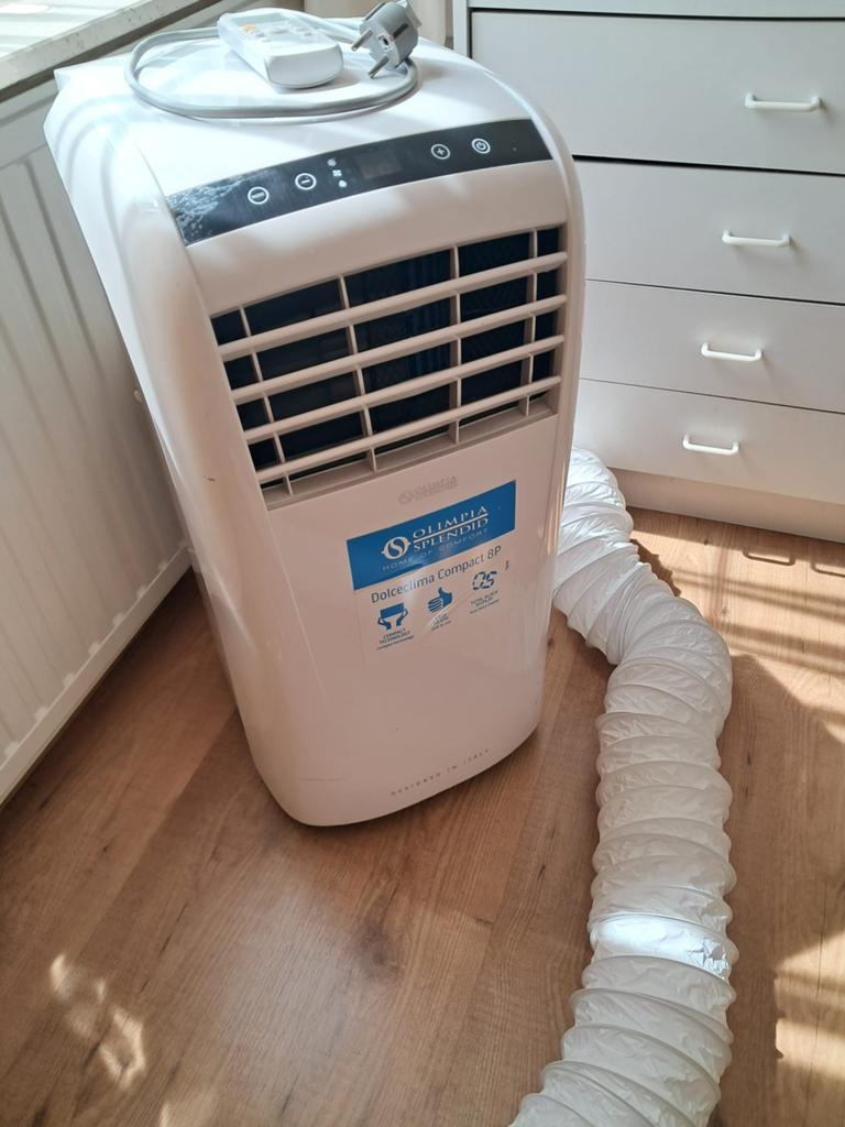 Olimpia Splendid Mobiele Airco Compact 8 P, Witgoed en Apparatuur, Airco's, Minder dan 60 m³, 3 snelheden of meer, Ophalen of Verzenden