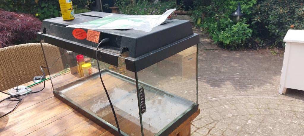 Aquarium, Ophalen of Verzenden, Gebruikt, Leeg aquarium