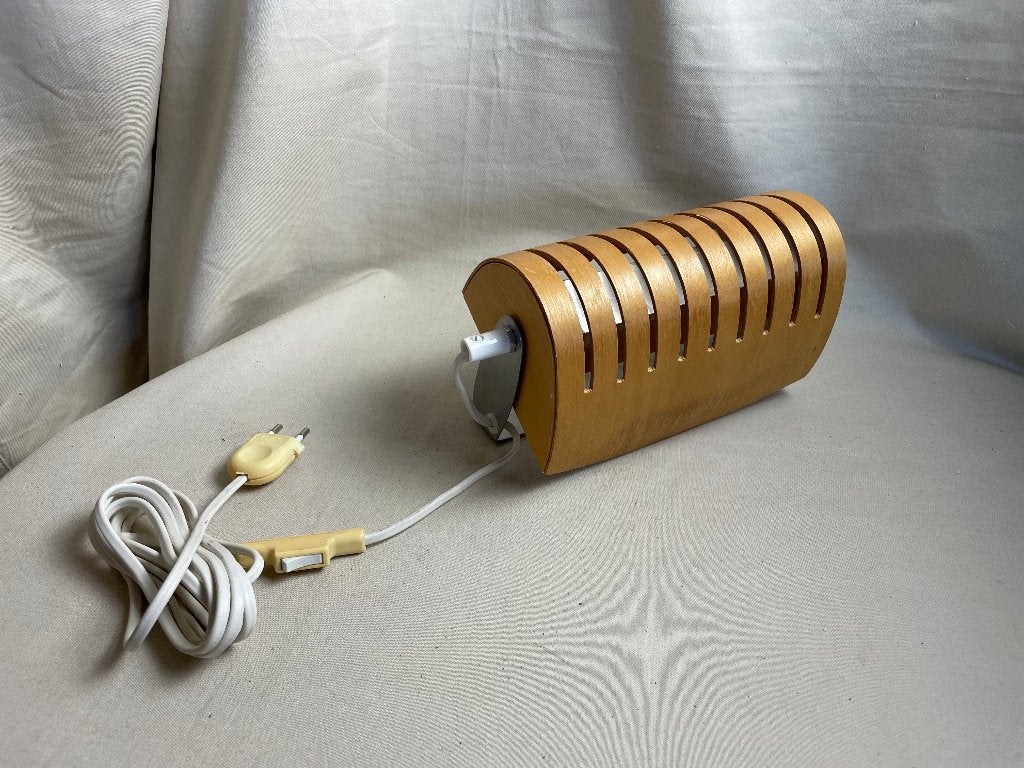 Vintage houten bedlampje leeslampje Stremma Ikea jaren 90, Huis en Inrichting, Lampen | Wandlampen, Gebruikt, IKEA, E14 (klein)
