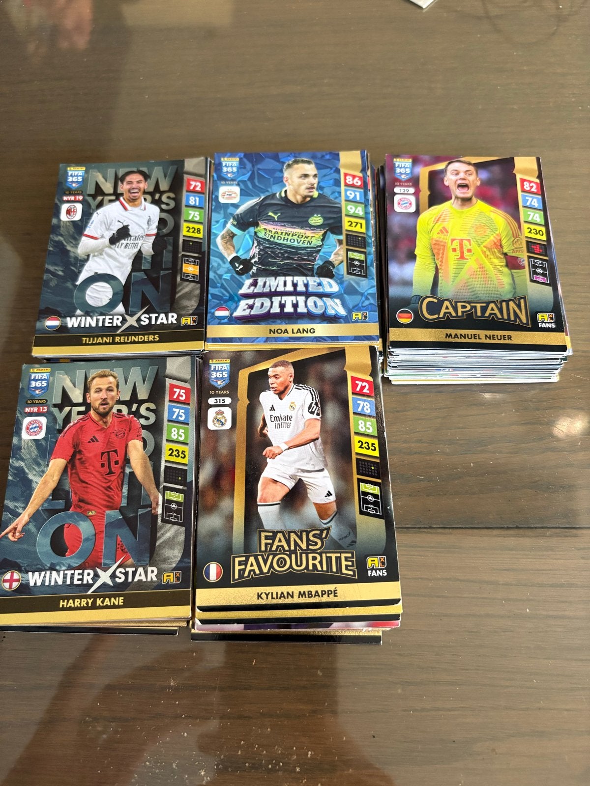 253 Panini kaarten – FIFA 365, Club World Cup & Top Class, Ophalen of Verzenden, Zo goed als nieuw, Meerdere kaarten
