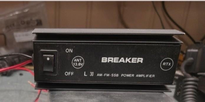 Breaker L 30 AM-FM-SSB Power Amplifier 30 Watt, Telecommunicatie, Ophalen of Verzenden, Zo goed als nieuw