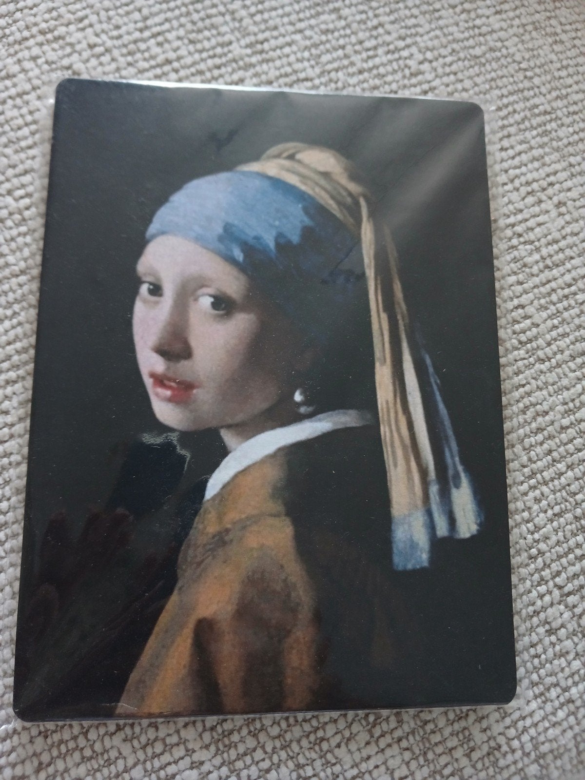 Het Meisje met de Parel - Johannes Vermeer reproductie, Minder dan 50 cm, Overige typen, Nieuw, Ophalen of Verzenden