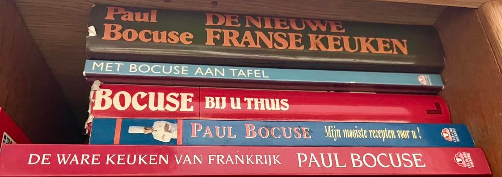 5 Paul Bocuse kookboeken, zie foto’s., Boeken, Kookboeken, Gelezen, Overige typen, Ophalen of Verzenden, Europa